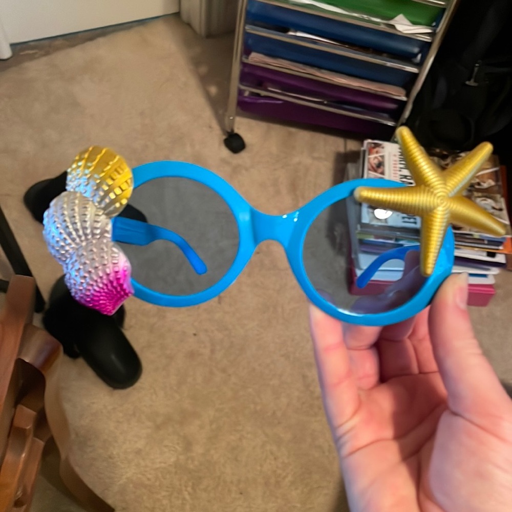 Plastic sunglasses